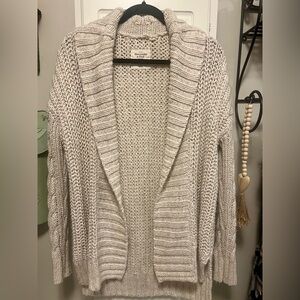 Abercrombie & Fitch Women's Knit Cardigan in Cream
